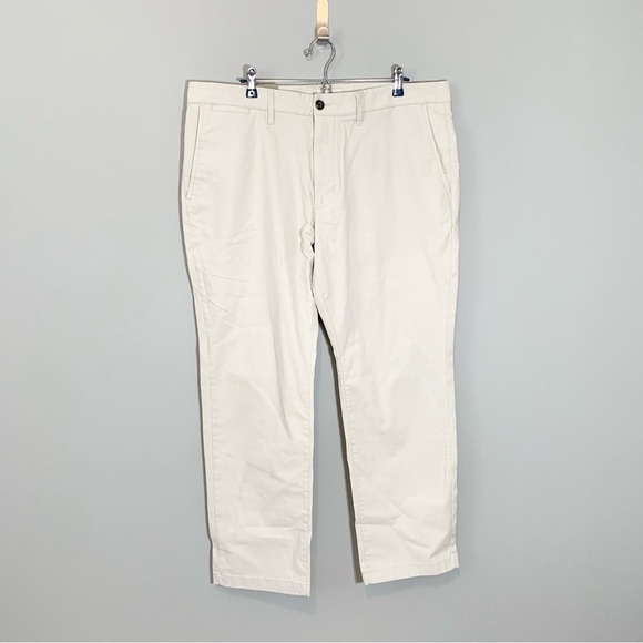 5/$25 NEW Goodfellow khaki Hennepin chino athletic fit stretch chino khaki pants - Picture 1 of 9